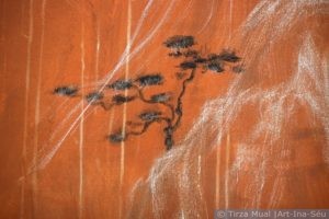 Muurschildering Japanse Kraanvogels